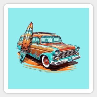 Woody Wagon Sticker